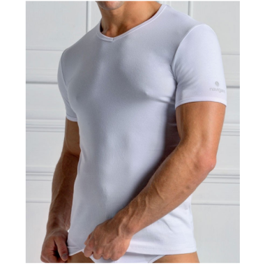3 T-Shirt Uomo Cotone Elasticizzato Scollo A V Navigare 571 Bielastico